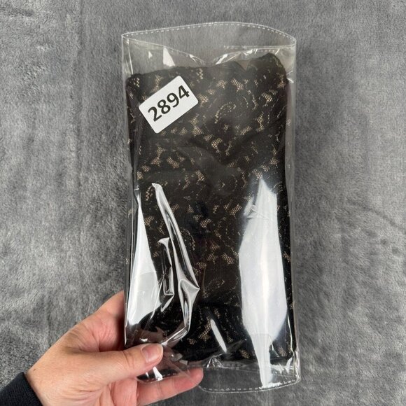 Kathleen Kirkwood Women’s L Black Lace Tank Top Cami Vintage 90s Y2K Whimsigoth - Picture 6 of 6